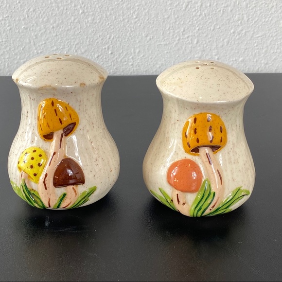 Kitchen Vintage Mushroom Salt Pepper Shaker Boho Hippie Poshmark
